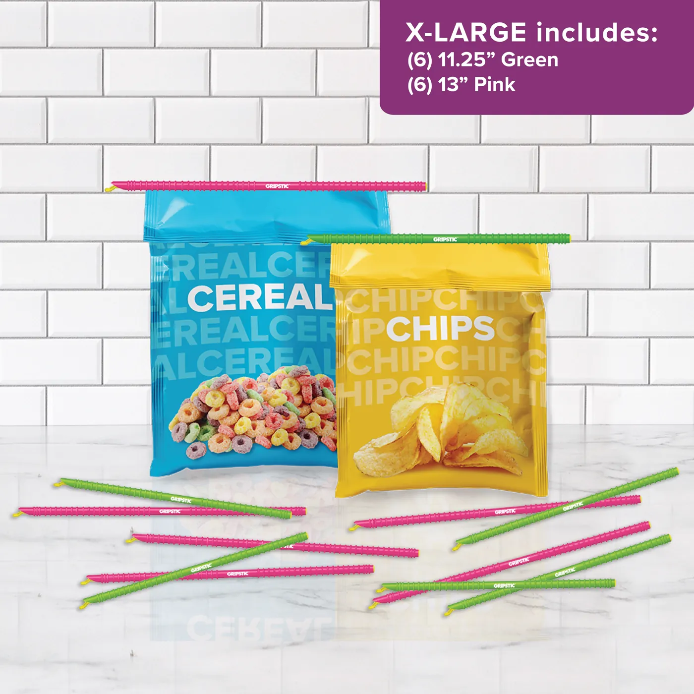 GRIPSTIC® Bag Sealer 12-Pack X-Large Set